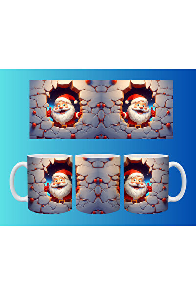 Evion كوب مفهومي لرأس السنة وعيد الميلاد - تصميم طباعة مخصص ملون