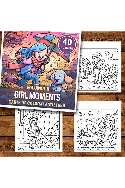 Legendary Gifts Βιβλίο ζωγραφικής, 40 εικόνες Στιγμές Κοριτσιών - Τόμος II