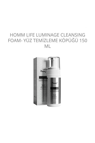 Homm Bitkisel Luminage Nemlendirici Yüz Temizleme Köpüğü 150ML.
