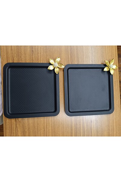 DEKOR ZÜCCACİYE HOME 2 Black Presentation Trays