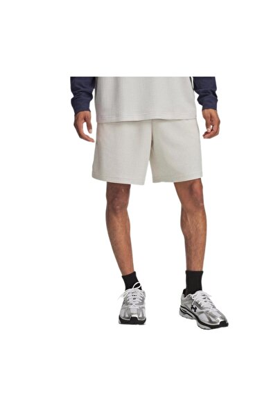 Under Armour A1383107-110 Ua Rival Waffle Short Men's Shorts and Capri White