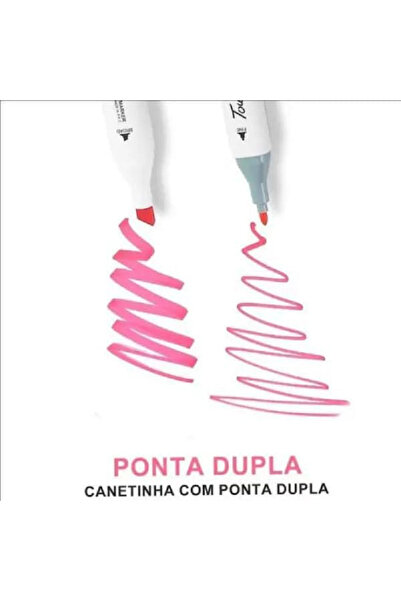 Primo Plus 40-Piece Drawing Twin Marker Painting Pen Set