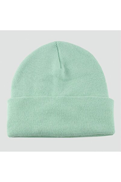 ZERO LAND Mtxdpn Double Layer 1St Grade Colorful Beanie Wholesale Beanie Gloves (04328) -Water Green