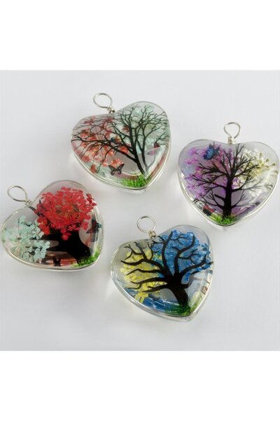ZERO LAND Mtxdpn Heart Vibrant Pendant (153408) 2.5 Cm-Colorful