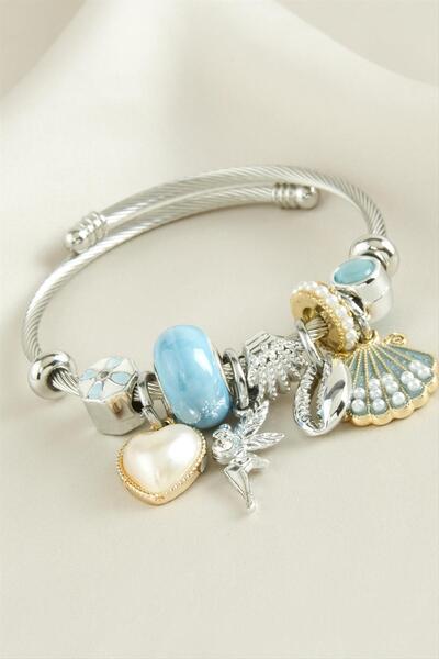 ZERO LAND Mtxdpn Oyster Panora (10503) Bracelet-Silver Color