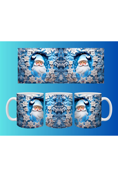 Evion New Year and Christmas Concept Mug – Colorful Custom Print Design