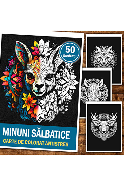 Legendary Gifts Книга за рисуване, 50 илюстрации Диви чудеса