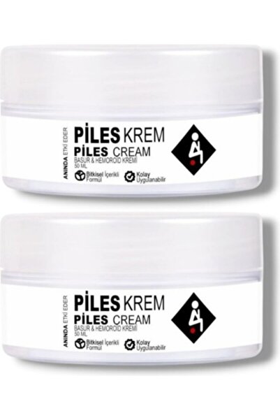 red cream Piles Cream Bitkisel Özlü Anında Rahatlatıcı Bakım Kremi 50 ml x 2 ...