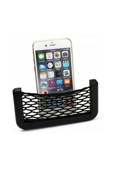 Mikasso Oto File Ceplik Araç Içi Organizer Küçük Boy Telefonluk Yapışkanlı File