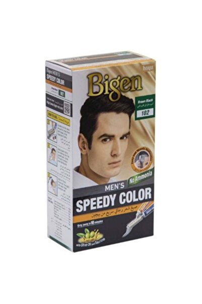 BİGEN Men's Brown-Black Hair Dye 102