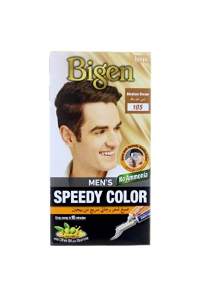 BİGEN Quick Hair Dye for Men - Medium Brown 105