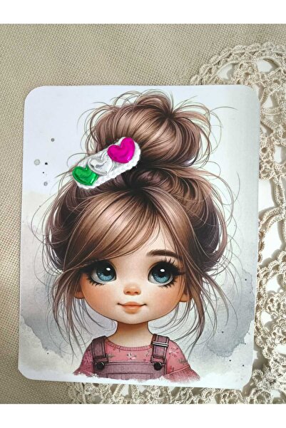 Momsada Heart Snap Baby Clip Hairless Baby Barrette Newborn Barrette