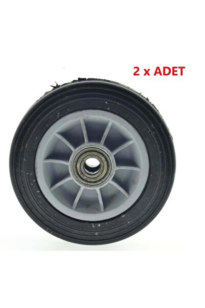TarımGaraj Plastik Jantlı Rulmanlı Dolma Tekerlek 150X35x15 mm-2 Adet