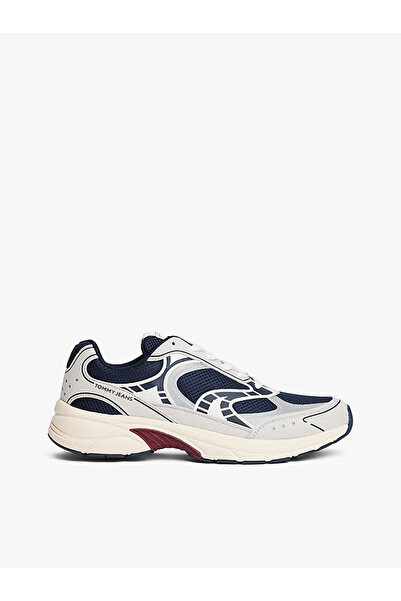 Tommy Hilfiger Erkek Mavi Sneaker