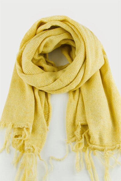 ZERO LAND Mtxdpn Braided Yarn (11311) Winter Shawl-Yellow