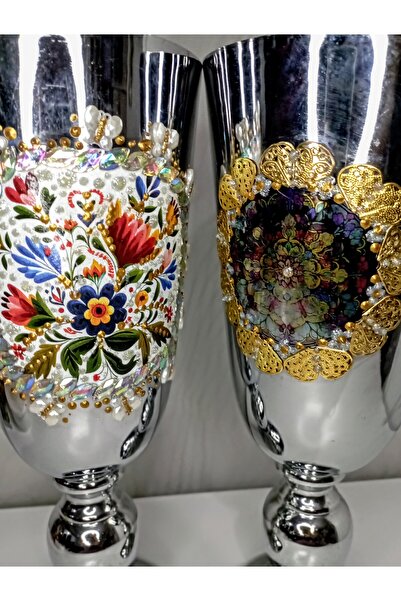 Happy tasarımlarr Büyük dev vazo metal Kupa nişan merasimine uygun özel tasarım