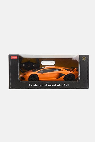 Rastar Lamborghini Aventador SVJ Remote Control Car, Orange