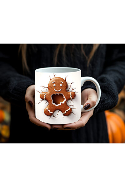 Evion Ginger Man (Cookie Man) Patterned Mug – New Year's Special Design 10