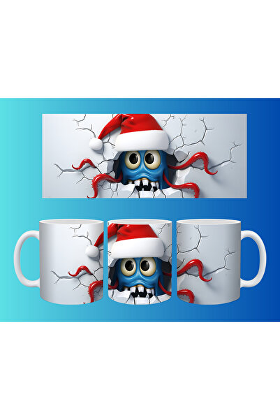 Evion كأس رأس السنة الجديدة مع شخصيات حيوانات لطيفة - طباعة خاصة لرأس السنة ا...