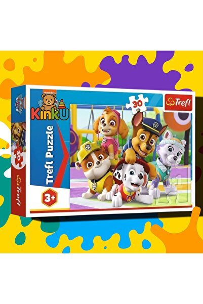 KİNKU PUZZLE-18286 Paw Patrol 30 Parça Puzzle