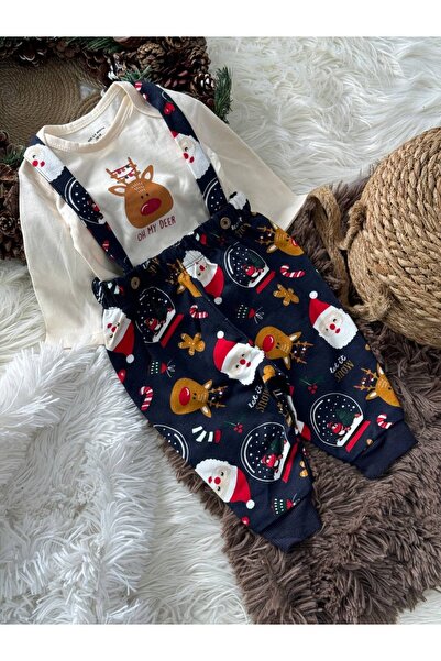 BabyDia New Year's Detailed Two-Piece Salopet