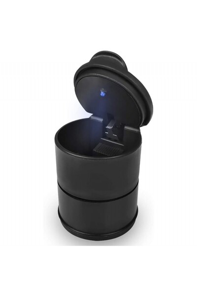 GARDENAUTO Tiger Marketing Ashtray Bucket Type Lid with Light Black