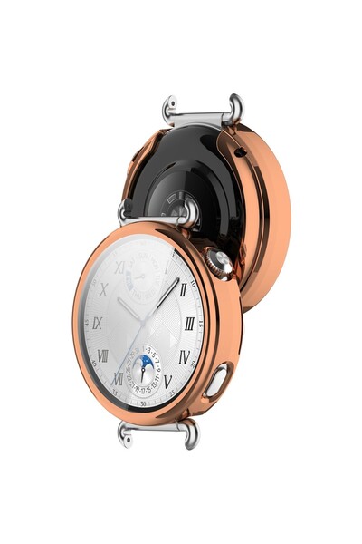 bbtech For Huawei Watch Gt 6 41mm Tpu Silicone Case and Screen Protector 360 Full Protection Gt6 Case Protector