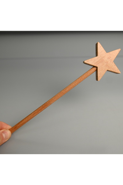 Zyt Tasarım ديكور لعبة خشبية على شكل عصا نجمة خرافية