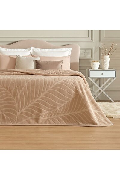 Dinarsu Boho Emboss Çift Kişilik Battaniye 220x240