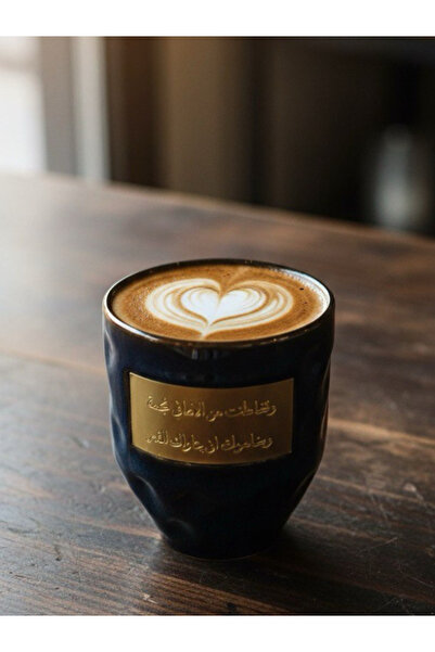 Genrics كوب سيراميك فاخر 200 مل بلمسة ذهبية – فنجان إسبريسو وأكواب قهوة راقية...