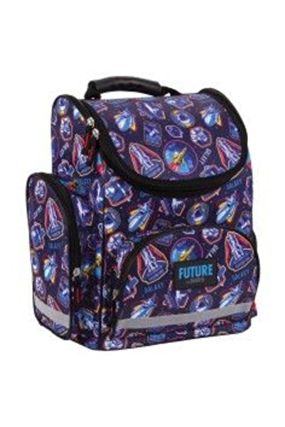 Derform Ghiozdan școlar ergonomic pentru băieți, Future, rachete spațiale