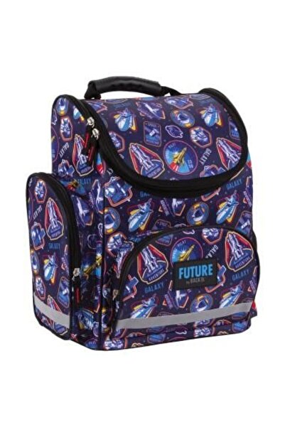 Derform Ghiozdan școlar ergonomic pentru băieți, Future, rachete spațiale