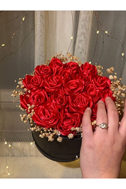 ABAS Solmayan kurdele çiçek yapay çiçek