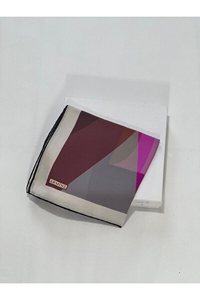 Armine NOSTAJİ İPEK EŞARP STD Gül Kurusu