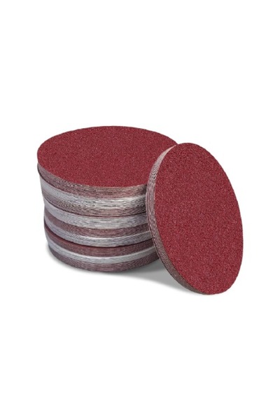 Rodex 25 Pieces, 125Mm 60# Slotted Disc, ZDS12506 (50/100/2000)