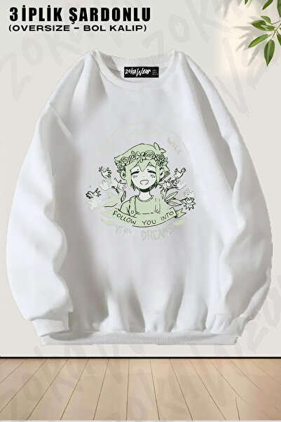 ZOKAWEAR Omori unisex Gândurile mele vor urma pe tine în visurile tale cu imp...