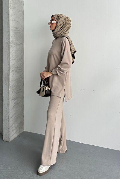 Mogi Butik Women's Modal Fabric Oversized Zippered Hijab Set 3105