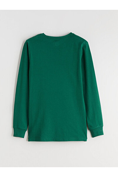 LC Waikiki Bisiklet Yaka Yılbaşı Temalı Erkek Çocuk Pijama