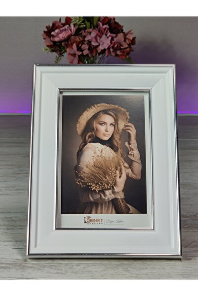 SANAT ÇERÇEVE 10 x 15 cm her eve uyumlu modern fotoğraf çerçevesi beyaz tasarım