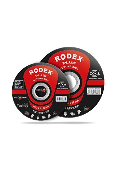 Rodex 6 Bucati, Disc De Taiat Metal 125Mm 125*1.0*22Mm, SRN10125 (6/100/600)