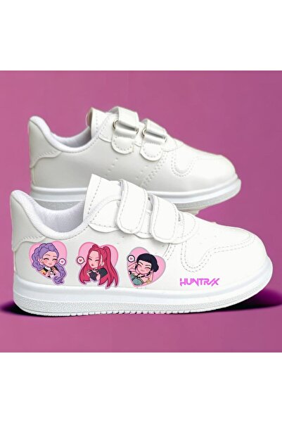 archiepet Huntrix Kızlar Kalpli Baskılı Kız Çocuk Günlük Spor Ayakkabı