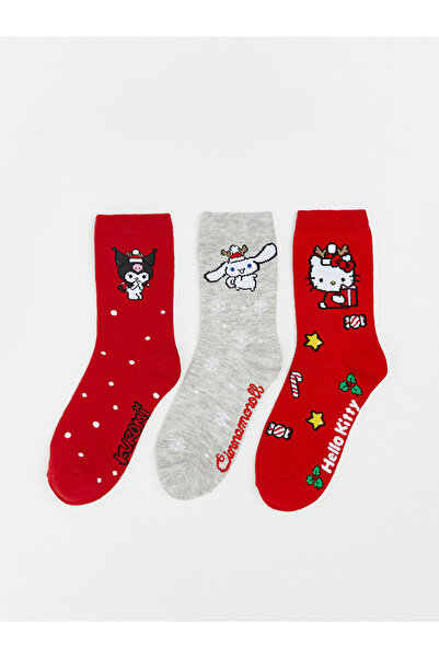 LC Waikiki RMZ Clothing Difference Hello Kitty текстурирани момичешки чорапи,...