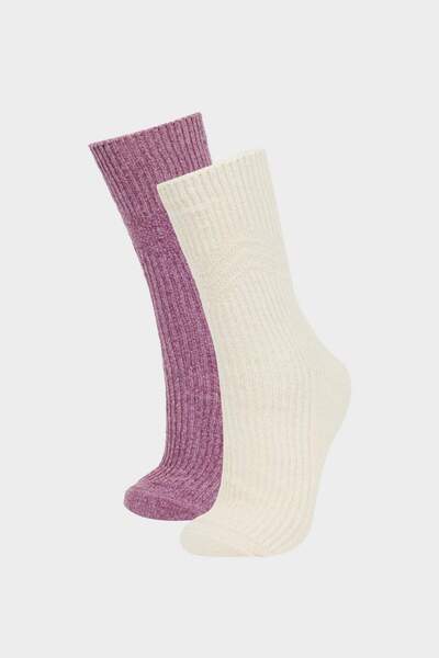 DeFacto Women's 2-Pack Winter Socks F8884Axns