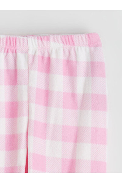 LC Waikiki Elastic Waist Fleece Girl's Pajama Bottom