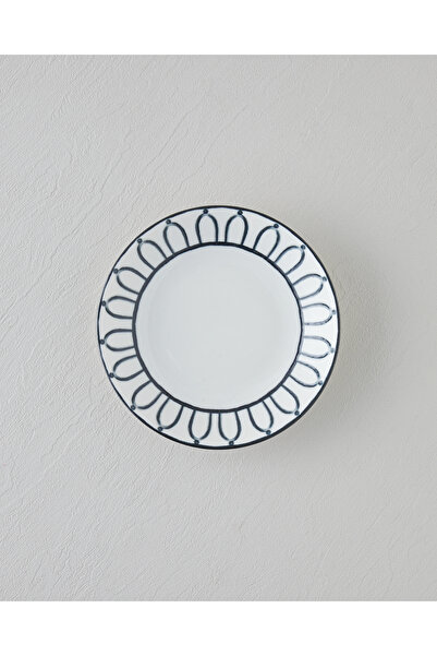 English Home Monarch Porcelain Deep Plate 19 cm Black - White