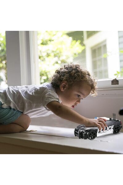 007 سيارة لعبة شرطة الإنقاذ من يم بيرسويت مزودة بأصوات صفارات الإنذار والأضوا...