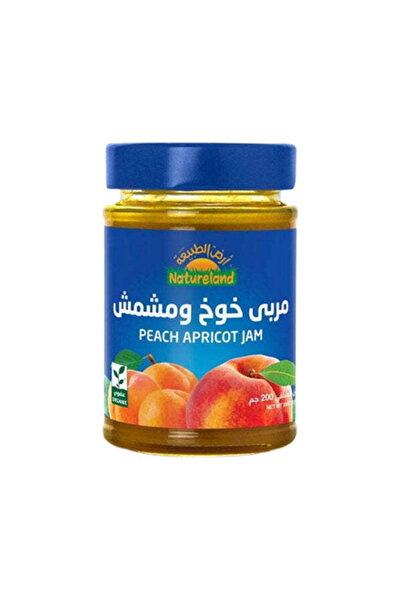 natureland مربى الخوخ والمشمش 200 غرام