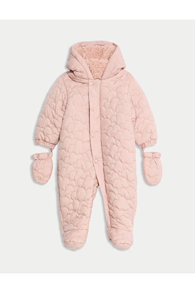 Marks & Spencer Kapitone Kapüşonlu Kar Tulumu (0-3 Yaş)