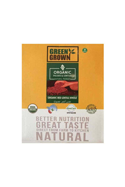 Others عدس أحمر عضوي مزروع في الأخضر 500 غرام
