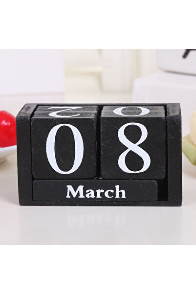 fun zone Generic Wooden Desktop Calendar Black